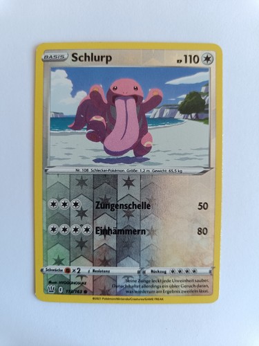 Pokémon karte schlurp - karte:,