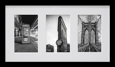 Collage Holz Bilderrahmen