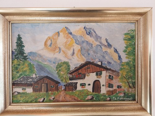 ölgemälde gebirgslandschaft - Ölgemälde,