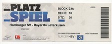 Ticket BL Hamburger SV - Bayer