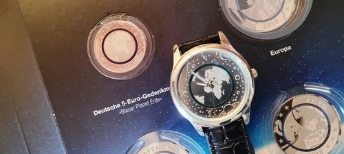 Euro münze planet erde - 5,