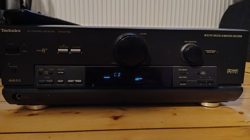 Technics dx750 receiver - av,