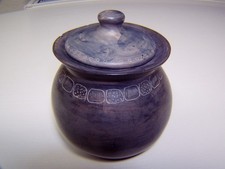 Tontopf, Steingut Topf mit