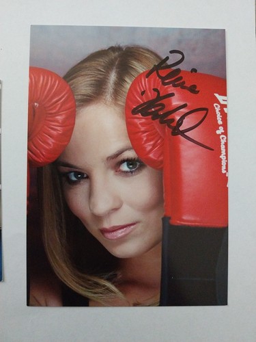 Regina halmich autogramm - halmich,