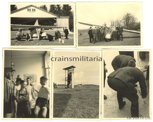 32x orig foto segelflieger - orig.,