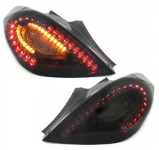 Led Rückleuchten schwarz für Opel Corsa D 06-10 3-Türer dynamischer Blinker