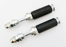 Silber 28 mm Kadett Kart Chassis komplett hinten Stoßstange Bolzen Befestigungsset