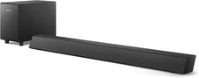 PHILIPS Audio B5305/10 2.1-Kanal TV Soundbar mit Subwoofer kabellos | 70 W RMS