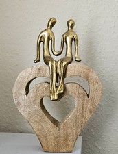 Dekofigur Herz Paar Freunde