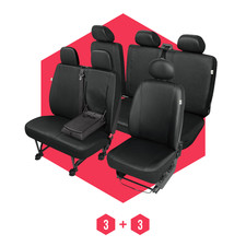 Autositzbezüge Universal Schonbezüge für Volkswagen LT II (96-06) BUS 6-Sitze