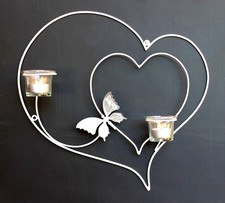 Wandteelichthalter Herz 39cm