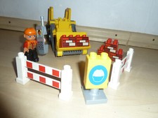 Lego Duplo Bagger mit Zubehör Baustelle Großbaustelle