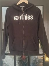 Etnies Skateboarder Grunge Y2K Hoodie Small Full Zip Jacke Unisex Langarm 