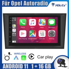 Android 15 Carplay Autoradio GPS NAVI für OPEL Astra H Corsa C D Zafira B Vivaro