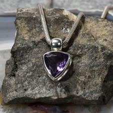 Amethyst Anhänger, 925er