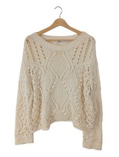 ZARA Häkelpullover Damen