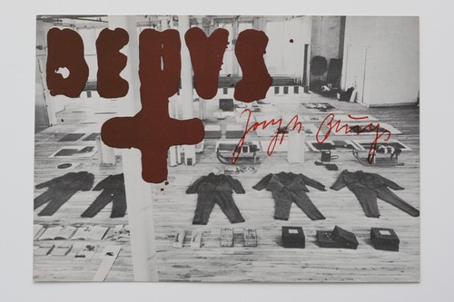 Joseph beuys einladungskarte - joseph,