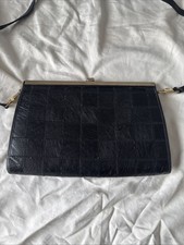 Handtasche clutch aus echtem - handtasche,
