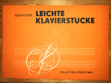 Ludwig van Beethoven: Leichte Klavierstücke - Noten Klavier leicht antiquarisch