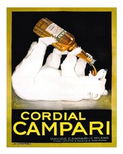 Vintage Eisbär Wandbild