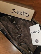 Shoto Boots - Stiefel - Schuhe - Hirschleder - Braun - Gr. 44 - Leder - NP €509