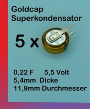 5 x GoldCap Waggonbeleuchtung