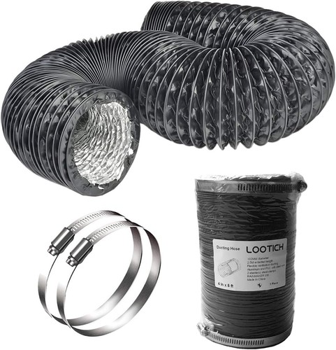 Flexrohr pvc alu 102mm - pvc,
