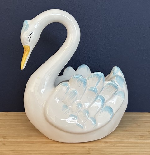 Blumentopf keramik schwan - keramik,