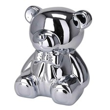 Spardose Bärchen silber