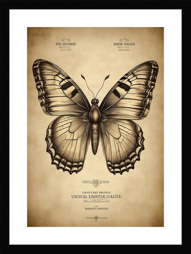 Schöner schmetterling druck - schöner,