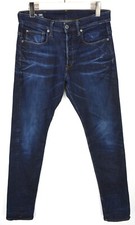 G-Star 3301 Tapered Jeans Herren Konisch W30/L34 Schaltfläche
