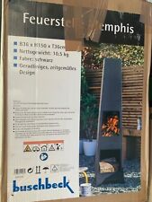 Buschbeck Stahlofen Memphis Feuerstelle Gartenkamin NEU