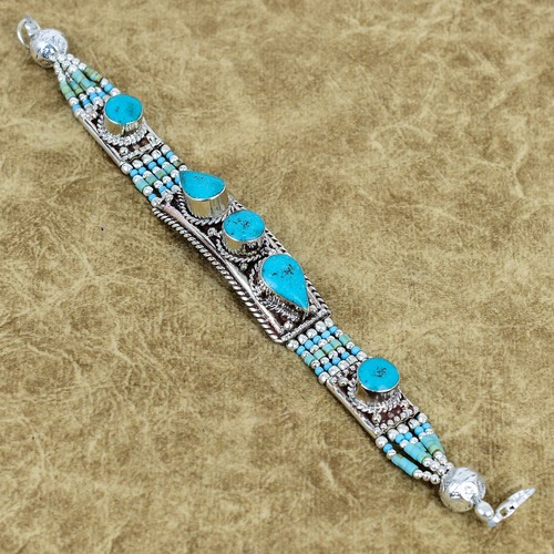 Natürliches türkis armband - natürliches,