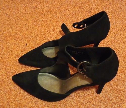 Elegante schwarze pumps high - schwarze,