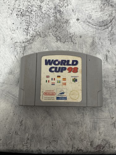 N64 cardridge world cup 98 - n64,