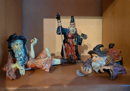 Zauberer figuren 12 cm - zauberer,