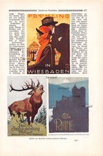 Plakate von Ludwig Hohlwein - 1926 ~16x24cm