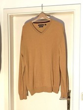 Rover & Lakes Cashmere Herren Pullover safrangelb Größe 54 NEU