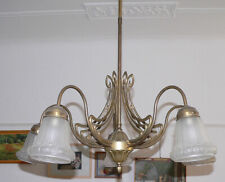 Deckenleuchter Pendelleuchte Deckenlampe 5-armig Jugendstil ca 1900
