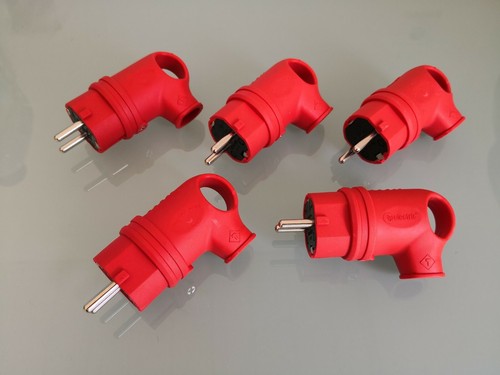 Stecker gummi mit griff - 5x,