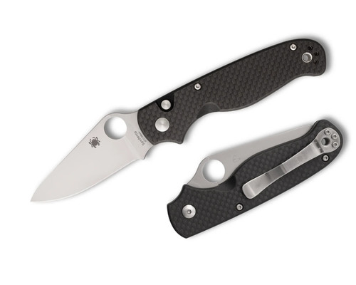 Spyderco buttonup carbon - buttonup, fiber