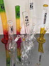 Konvolut Glasbongs 7 Stück