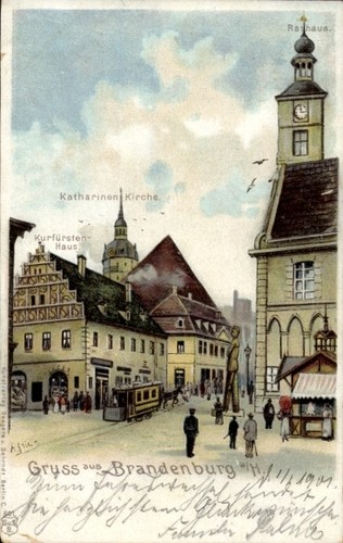 Künstler brandenburg an - ak,