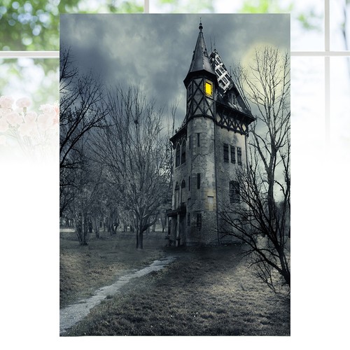 150cm horror hintergrund - 90, *150cm