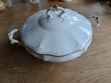 Wunderschöne Terrine Suppenterrine Alt Tirschenreuth Baronesse mit Goldrand