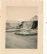 Foto WK II Wehrmacht Truppenübungsplatz Aulenbach Baumholder Zelt Tarn K1.45