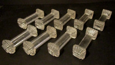 9 x Messerbank aus Glas