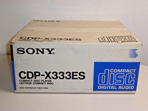 Sony cdp x333es high - cdp-x333es, high-end