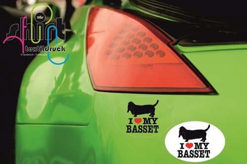 I love my basset - i,