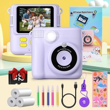 32GB Sofortbildkamera Kinderkamera Digital Kamera Fotoapparat Fr Kinder 1080p HD